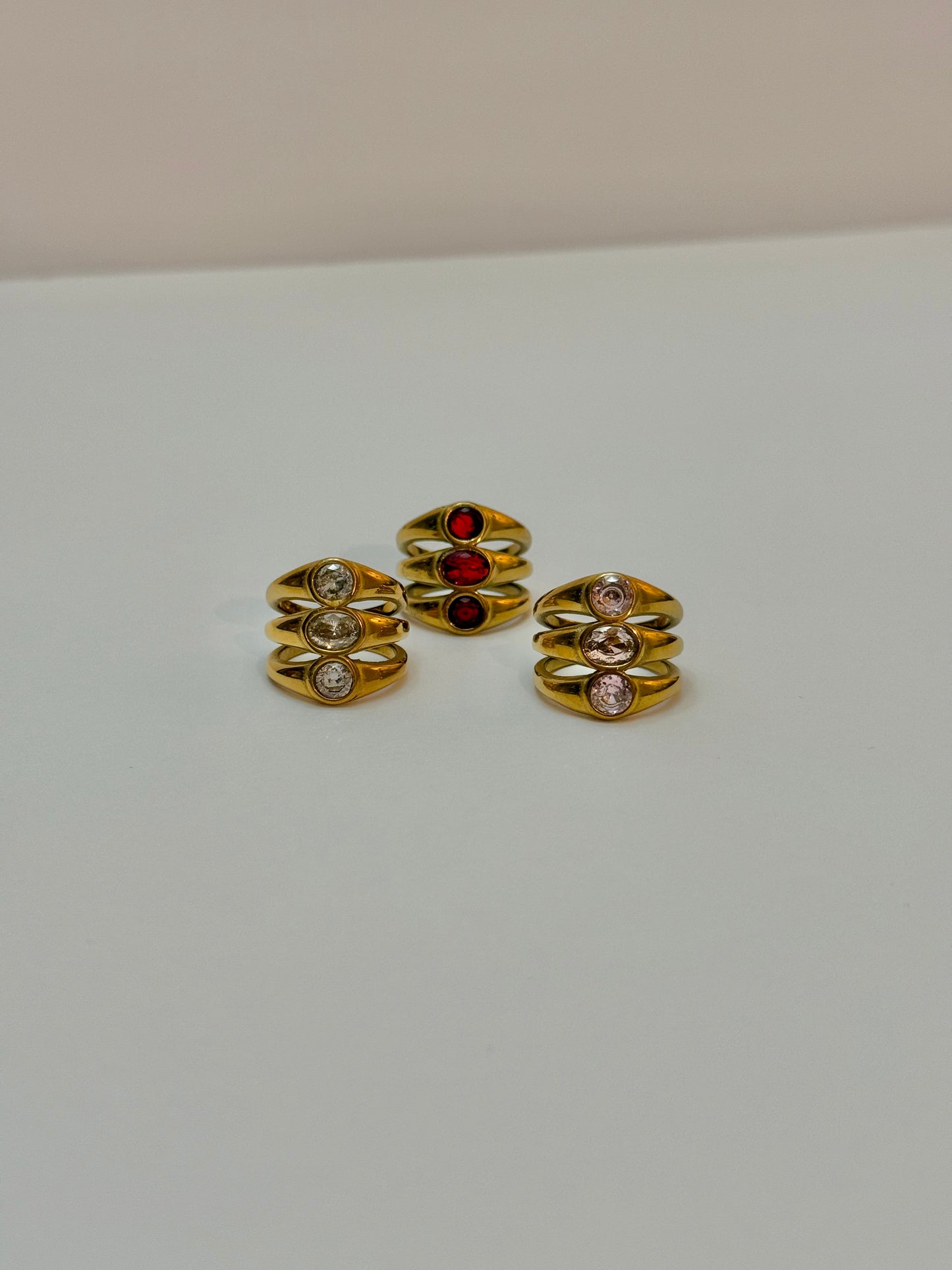 Margarita Three Stone Ring