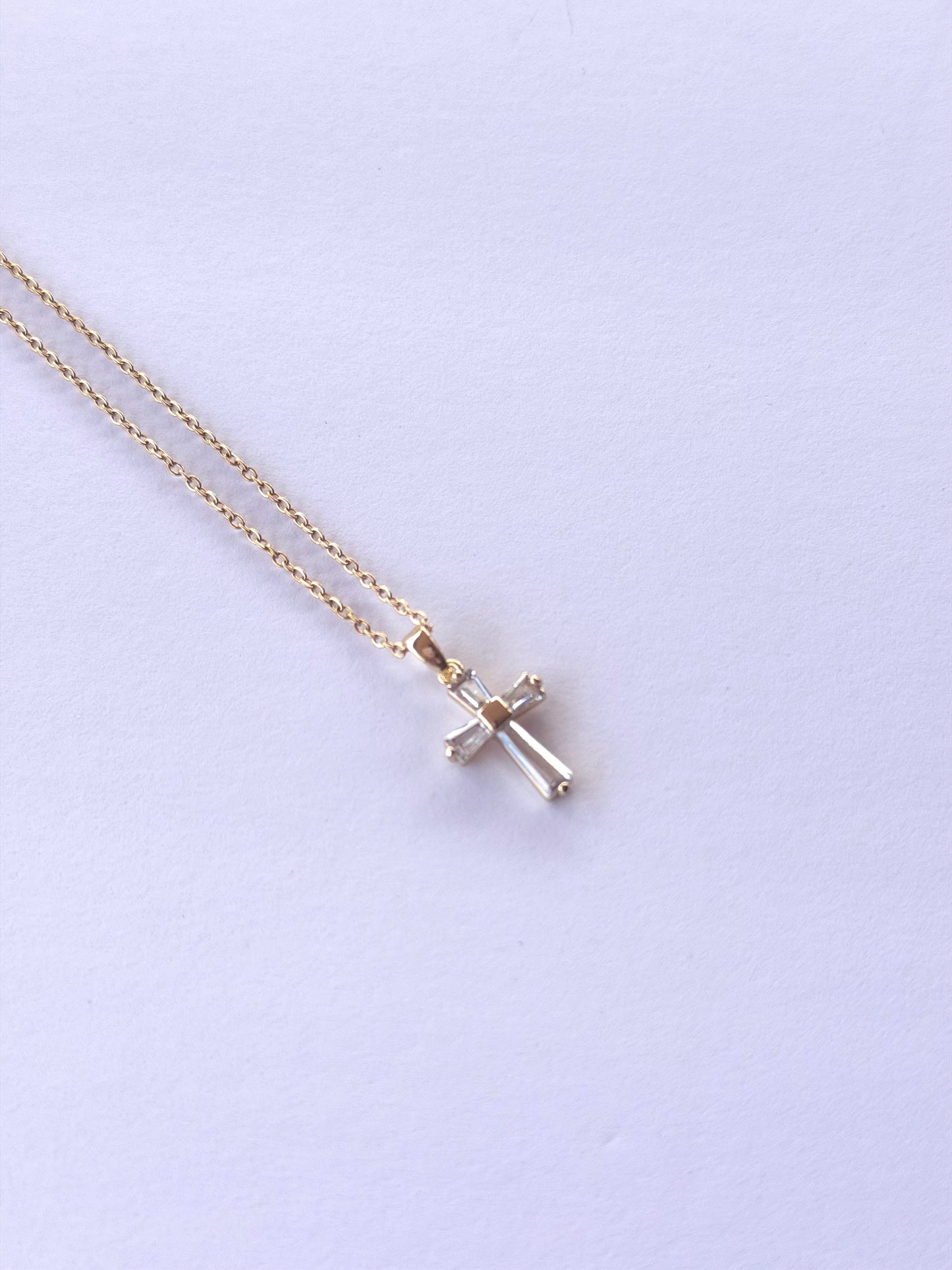 Crystal Cross Necklace