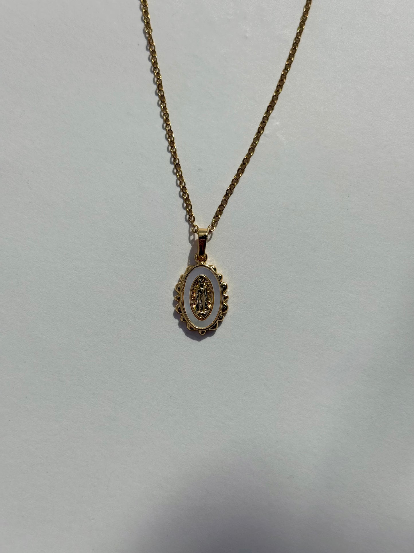 Virgin Mary Necklace