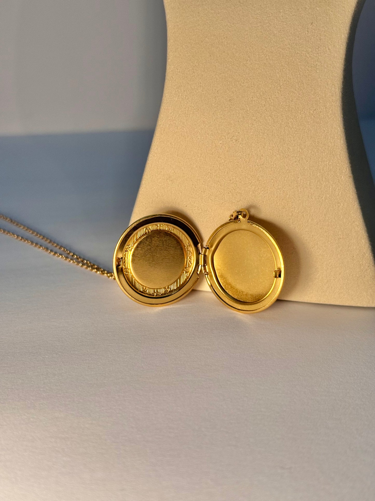Engraveable Locket Necklace