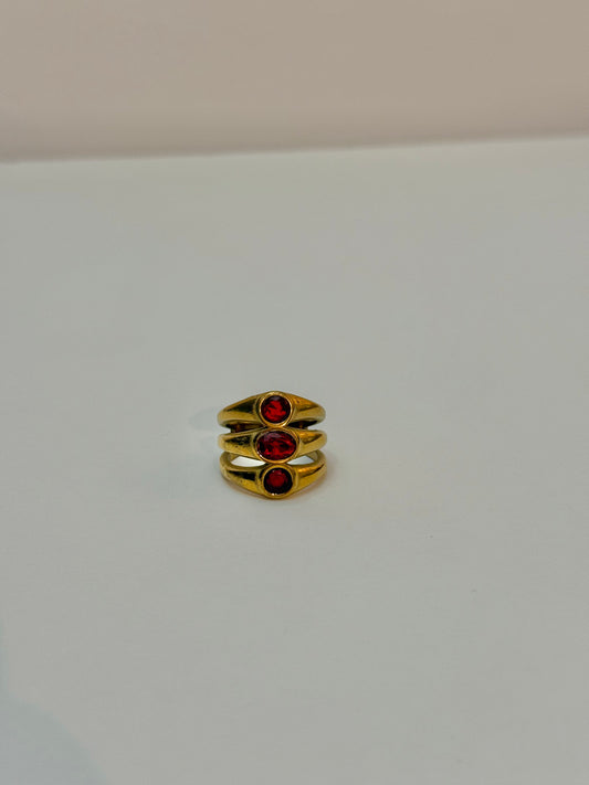 Margarita Three Stone Ring
