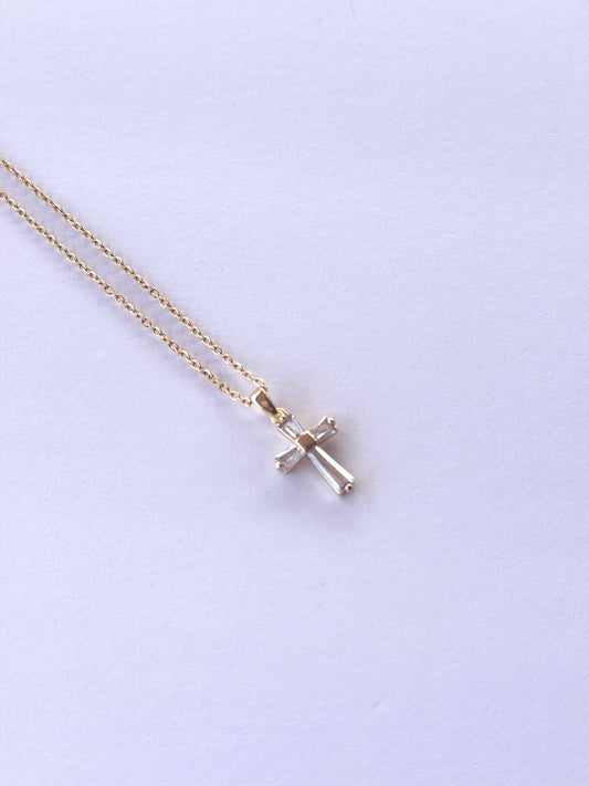 Crystal Cross Necklace