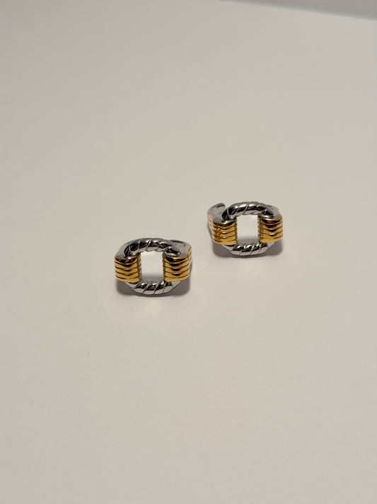 Roped Two Tone Ring
