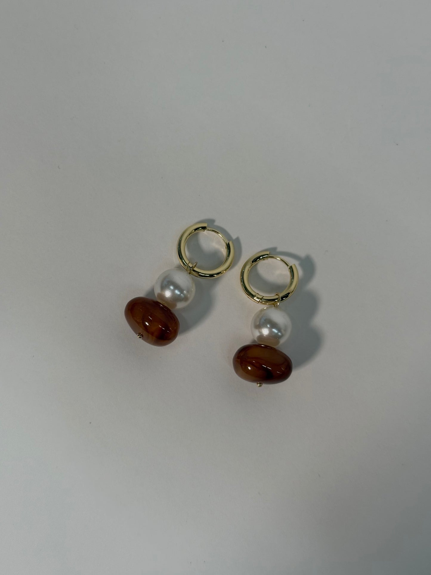 Ines Pearl Stone Earrings