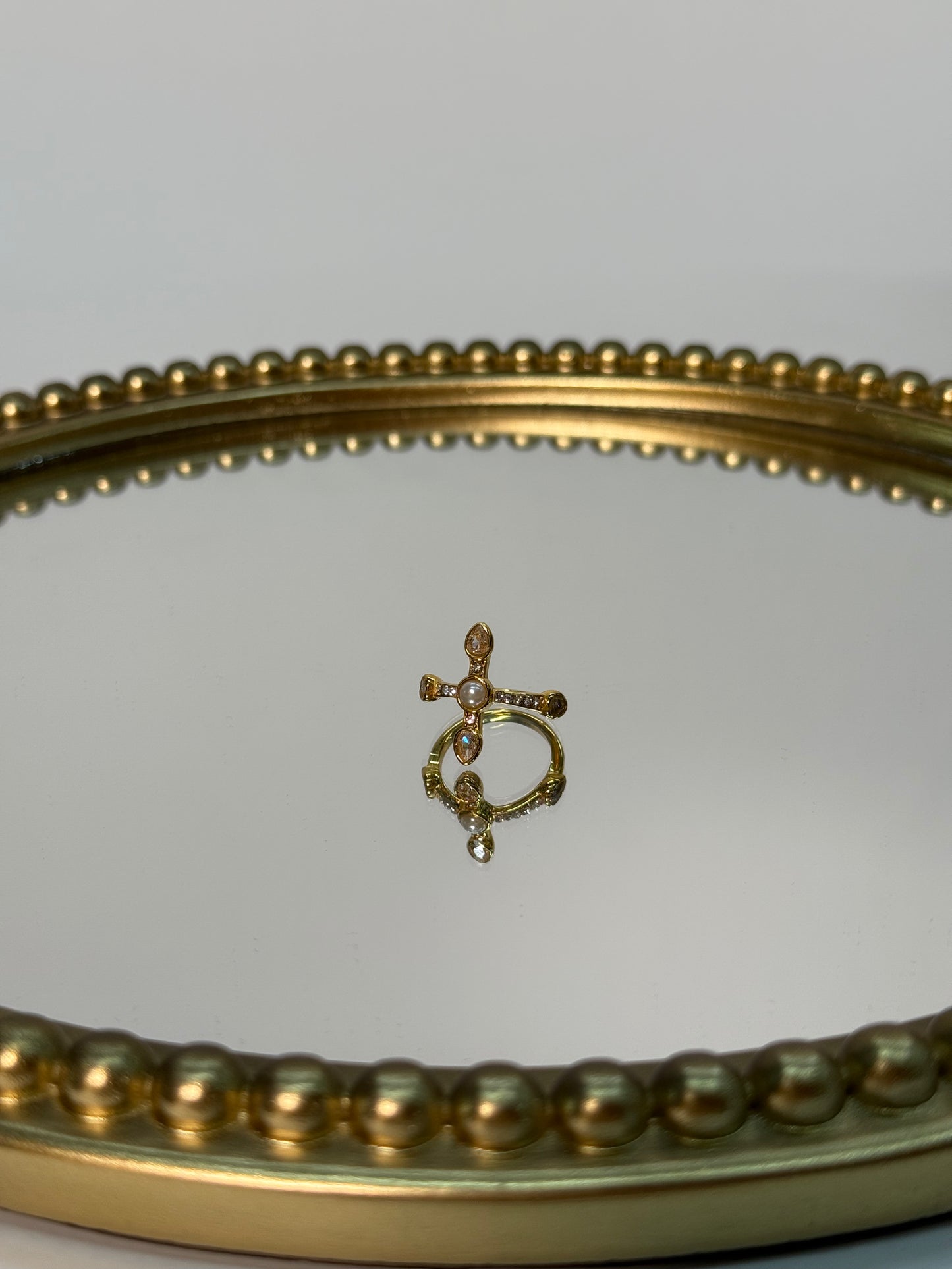 Ines Celestial Cross Ring