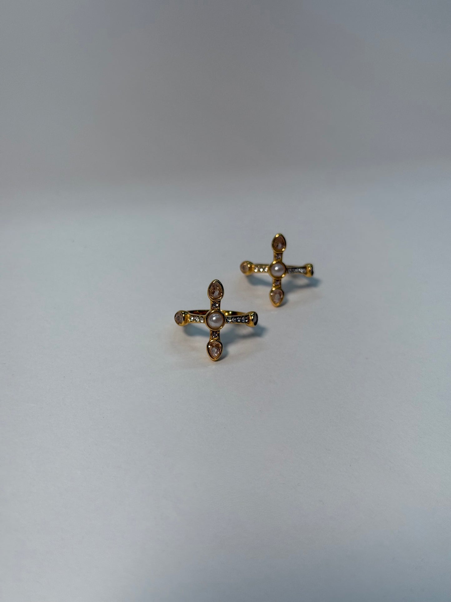 Ines Celestial Cross Ring