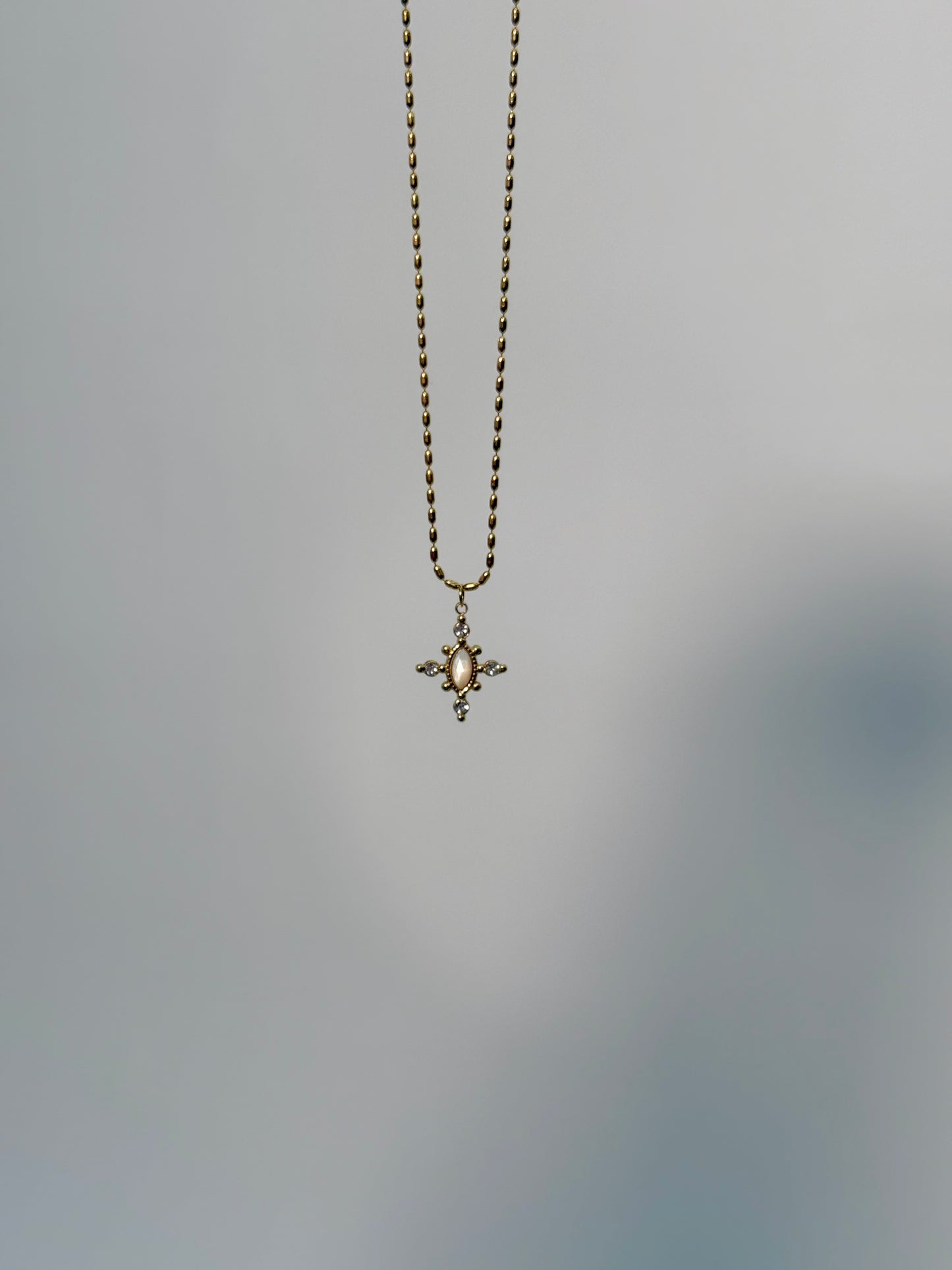 Ines Celestial Cross Necklace