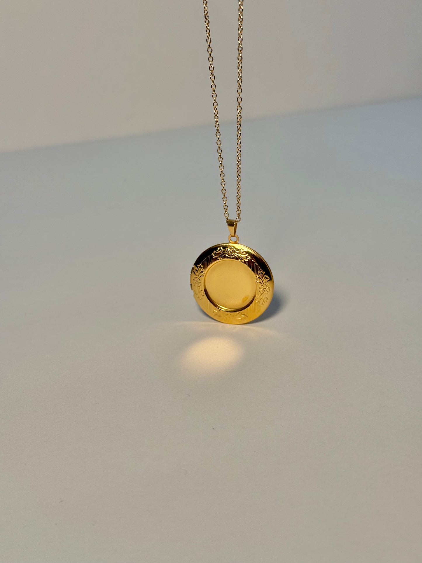 Engraveable Locket Necklace