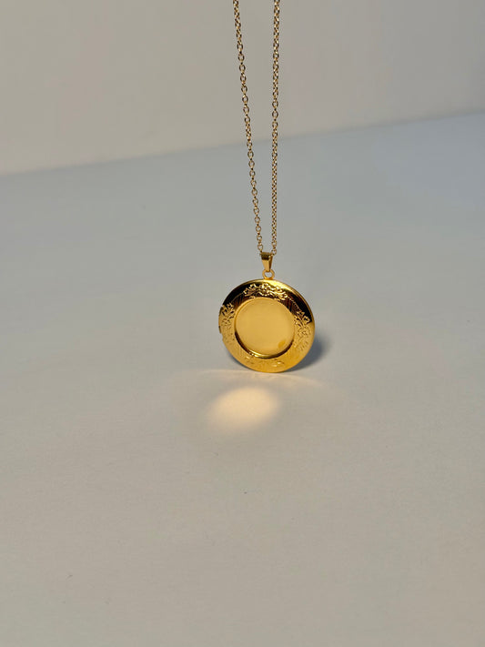 Engraveable Locket Necklace