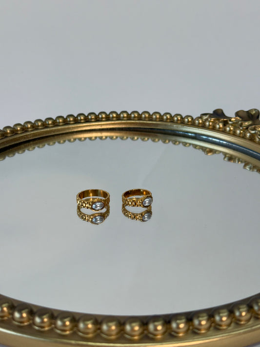 Ines Pearl Watch Ring